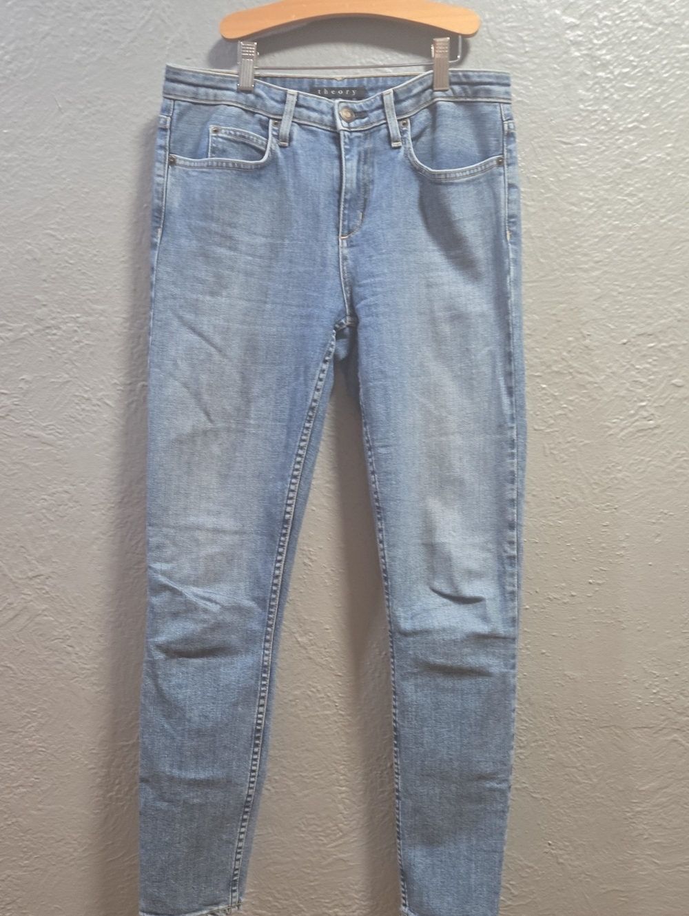 Theory Light Blue Skinny Jeans for Women